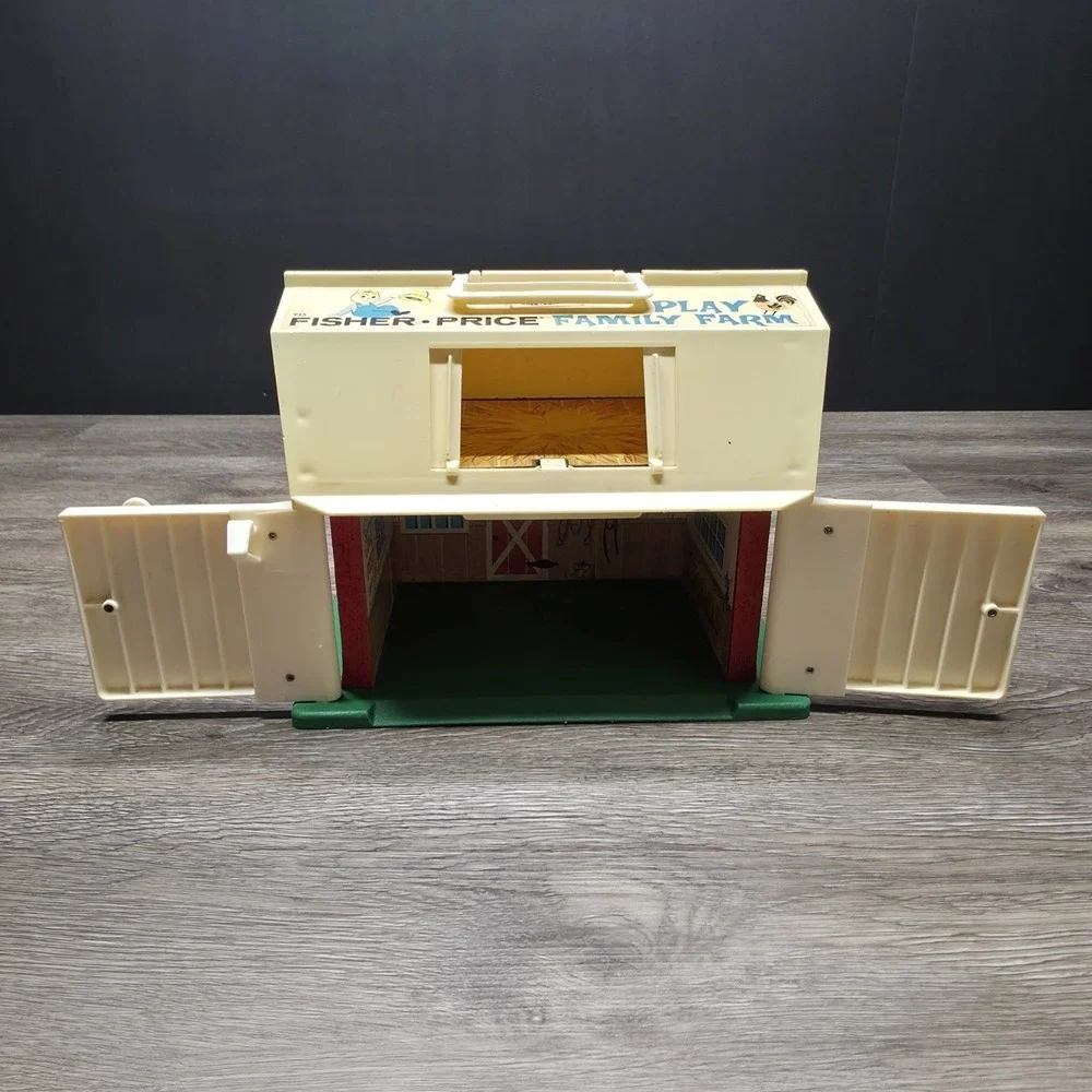 Vintage 1960's FISHER PRICE Play Family Farm - Barn Only